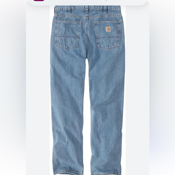 Carhartt Men's Light Blue Straight Jeans - Picture 1 of 8